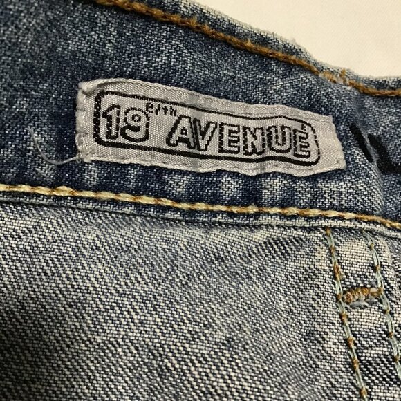 VINTAGE 19th Avenue High Waisted Pleated Front Jeans Size 12 - Picture 5 of 11